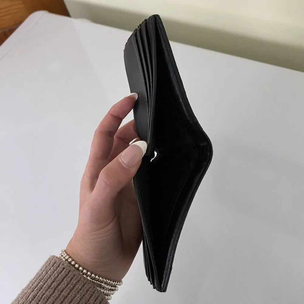 Michael Kors MK Logo Billfold‎ Wallet Stripe Black